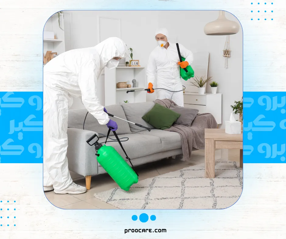 تعقيم المنازل مع برو كير